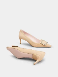 Roger Vivier Viv' Canard Pumps in suede New