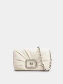 Roger Vivier Viv' Choc Bag in leather New
