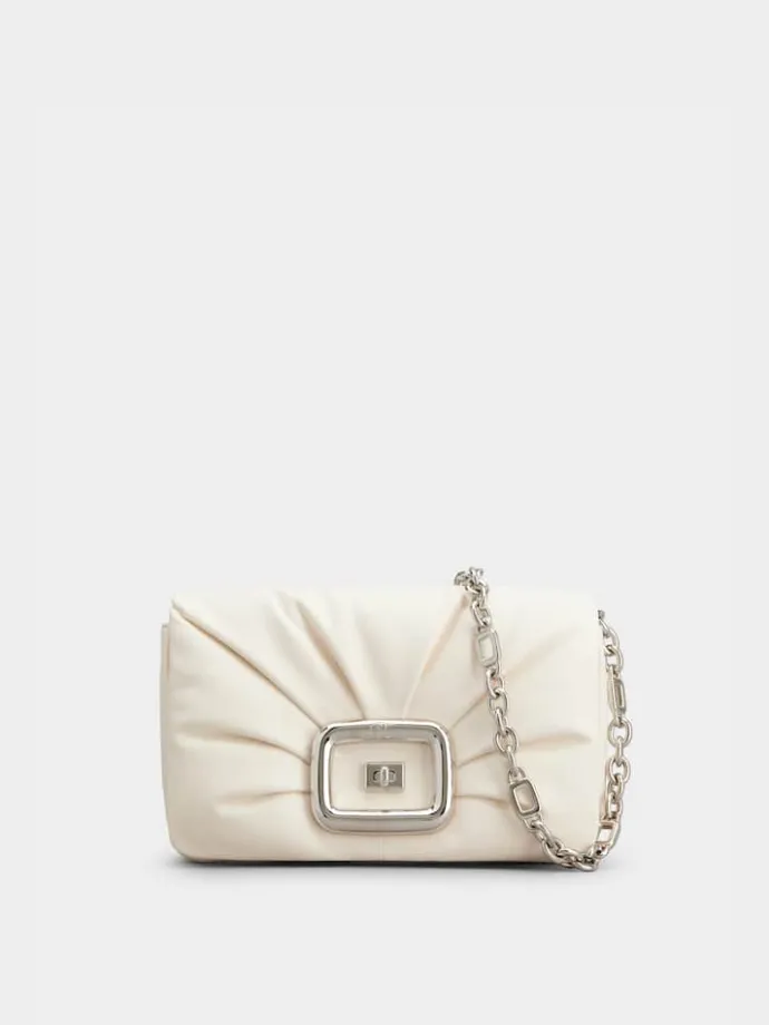 Roger Vivier Viv' Choc Bag in leather New