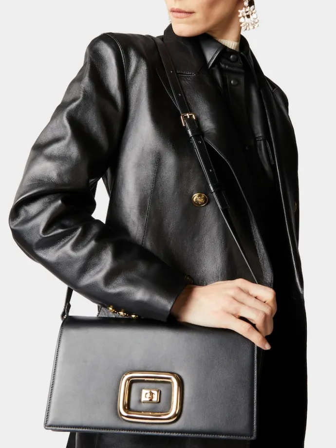 Roger Vivier Viv' Choc Bag in leather Online