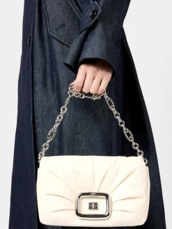 Roger Vivier Viv' Choc Bag in leather New