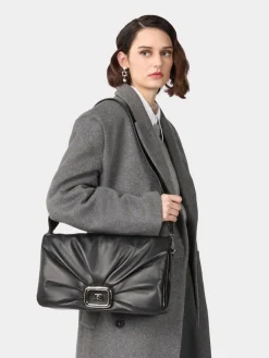 Roger Vivier Viv' Choc Large Bag in leather Fashion