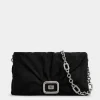 Roger Vivier Viv' Choc Large Bag in suede Best