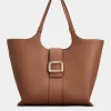 Roger Vivier Viv' Choc Medium Shopping Bag in leather New