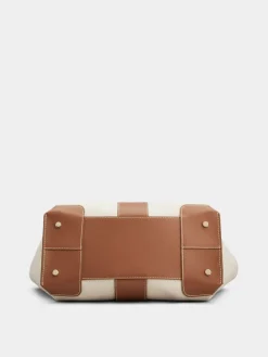 Roger Vivier Viv' Choc Medium Shopping Bag in canvas Sale