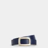 Roger Vivier Viv' Choc Metal Buckle Belt in Leather Outlet