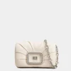 Roger Vivier Viv' Choc Mini Bag in leather New