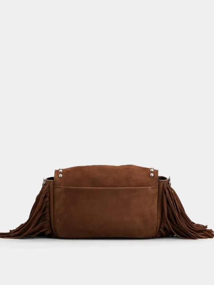 Roger Vivier Viv' Choc Mini Bag in suede Outlet