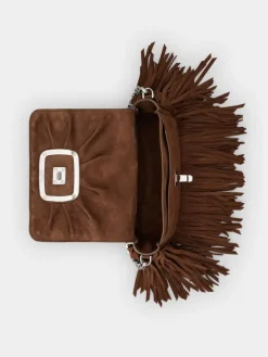 Roger Vivier Viv' Choc Mini Bag in suede Outlet