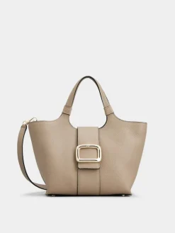 Roger Vivier Viv' Choc Mini Shopping Bag in leather Fashion
