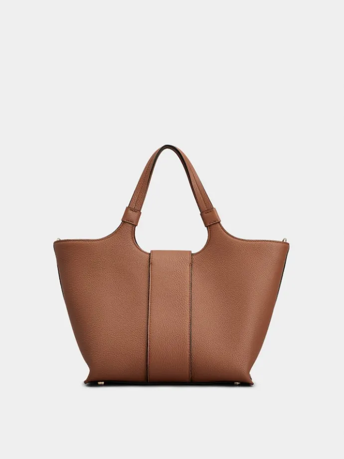Roger Vivier Viv' Choc Mini Shopping Bag in leather Clearance