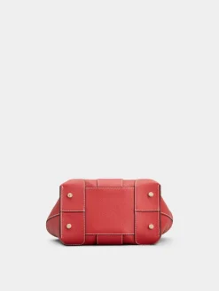 Roger Vivier Viv' Choc Mini Shopping Bag in leather Clearance