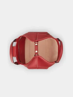 Roger Vivier Viv' Choc Mini Shopping Bag in leather Clearance