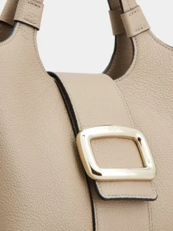Roger Vivier Viv' Choc Mini Shopping Bag in leather Fashion