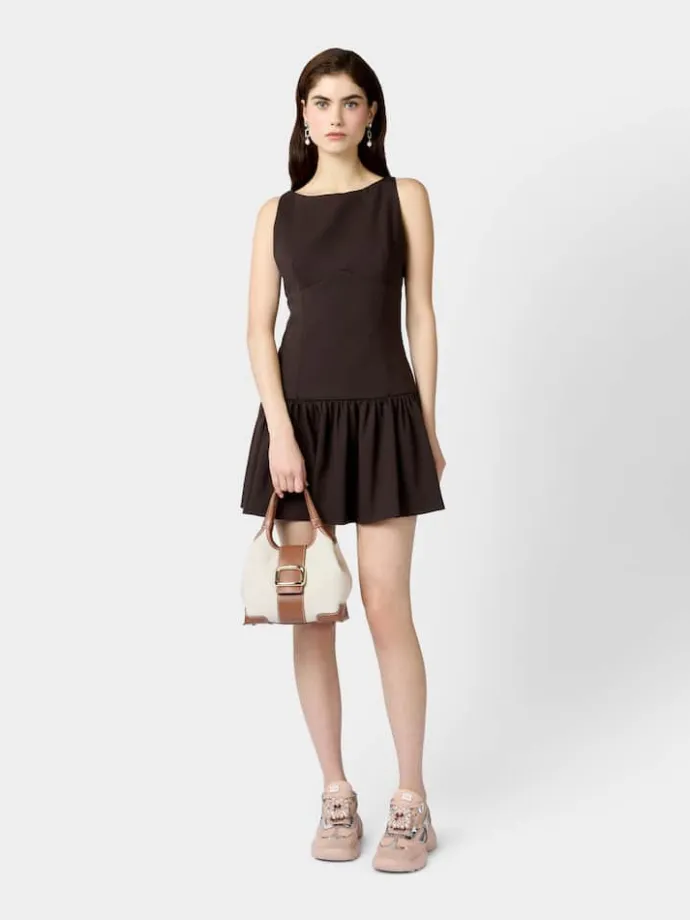 Roger Vivier Viv' Choc Mini Shopping Bag in canvas Online