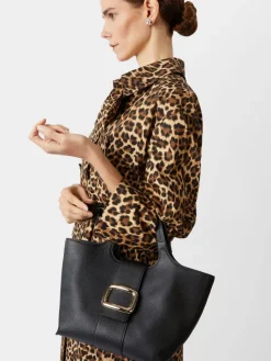 Roger Vivier Viv' Choc Mini Shopping Bag in leather Sale
