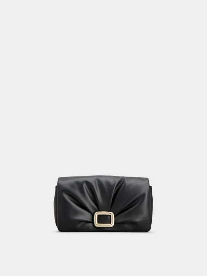 Roger Vivier Viv' Choc Phone Holder in Leather Hot