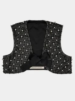 Roger Vivier Viv' Choc Vest in leather Discount