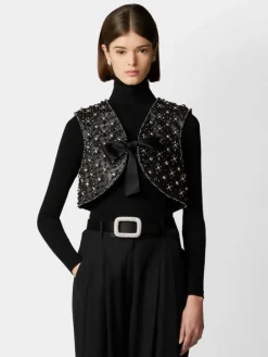 Roger Vivier Viv' Choc Vest in leather Discount