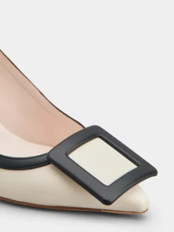 Roger Vivier Viv' In The City Slingback Pumps in leather Fashion