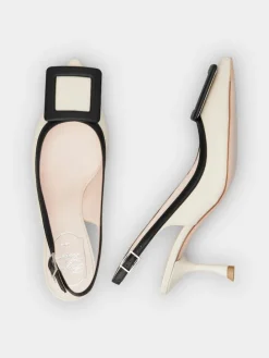 Roger Vivier Viv' In The City Slingback Pumps in leather Fashion