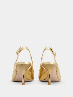 Roger Vivier Viv' in The City Slingback Pumps in leather Sale