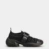 Roger Vivier Viv' on the Run Trekky Sneakers in fabric and patent leather Clearance