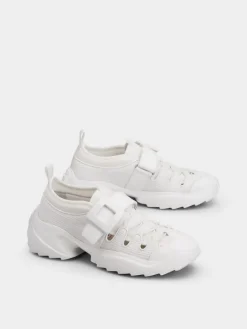 Roger Vivier Viv' on the Run Trekky Sneakers in fabric and leather Fashion