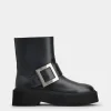 Roger Vivier Viv' Rangers Booties in leather Outlet