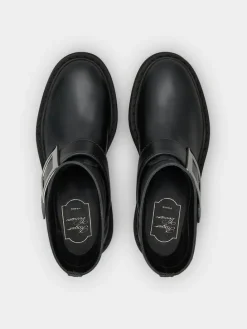 Roger Vivier Viv' Rangers Booties in leather Outlet