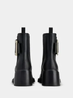 Roger Vivier Viv' Rangers Chelsea Booties in leather Hot