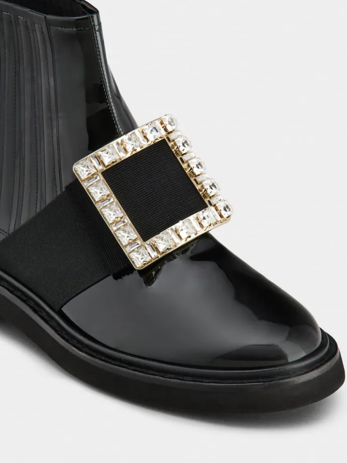 Roger Vivier Viv' Rangers Chelsea Booties in patent leather Fashion