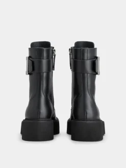 Roger Vivier Viv' Rangers Combat Boots in leather Clearance