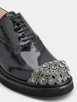 Roger Vivier Viv' Rangers Lace-ups in leather Clearance