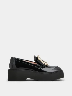 Roger Vivier Viv' Rangers Loafers in leather Outlet