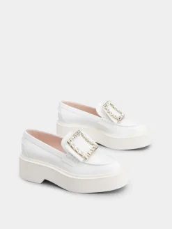 Roger Vivier Viv' Rangers Loafers in leather Online