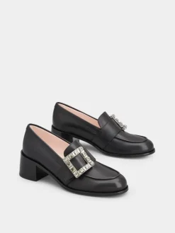 Roger Vivier Viv' Rangers Loafers in leather Discount