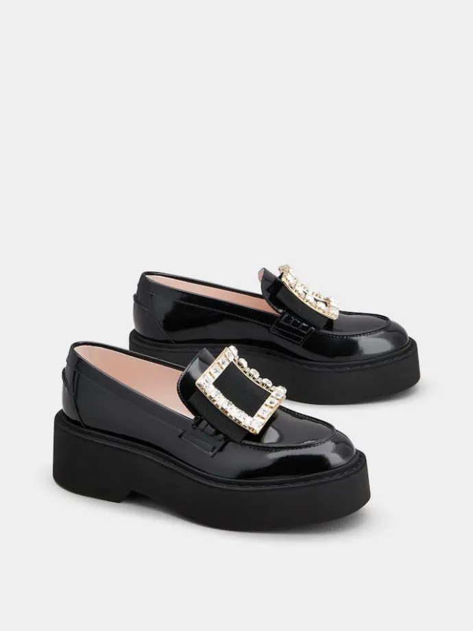 Roger Vivier Viv' Rangers Loafers in leather Outlet