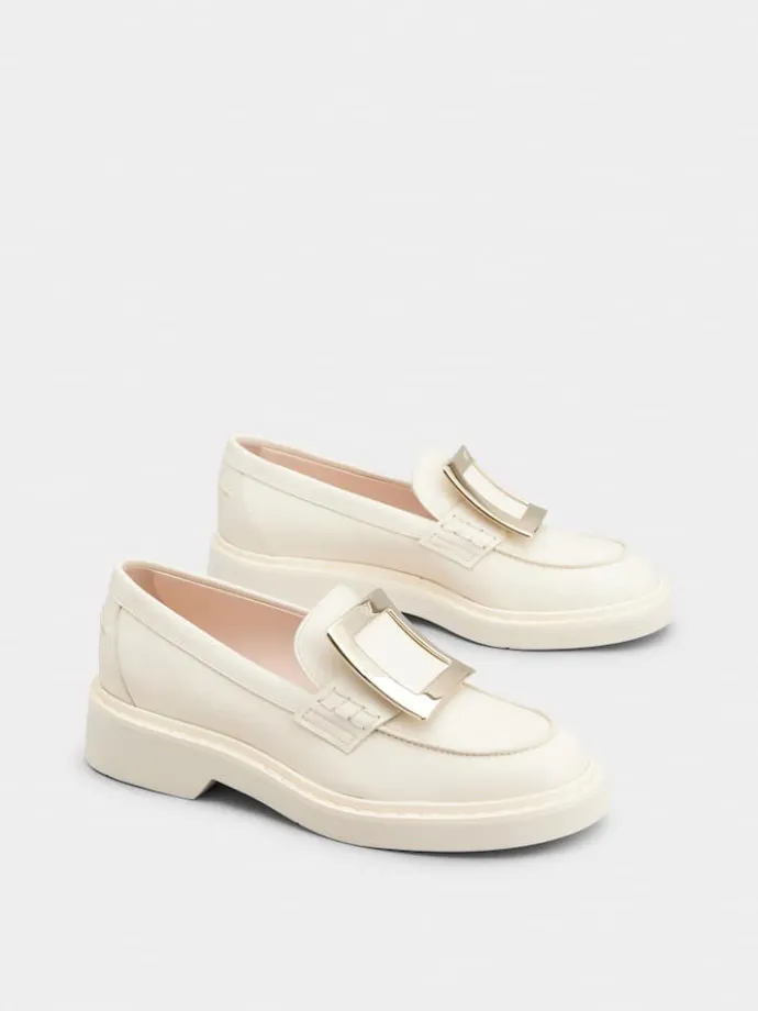 Roger Vivier Viv' Rangers Loafers in leather Sale