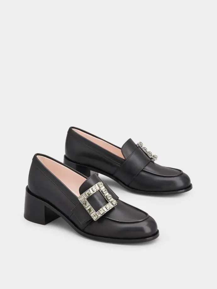 Roger Vivier Viv' Rangers Loafers in leather Discount