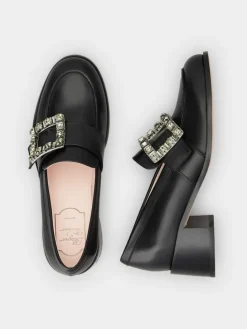 Roger Vivier Viv' Rangers Loafers in leather Discount