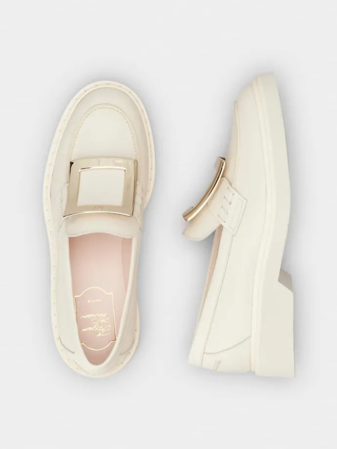 Roger Vivier Viv' Rangers Loafers in leather Sale