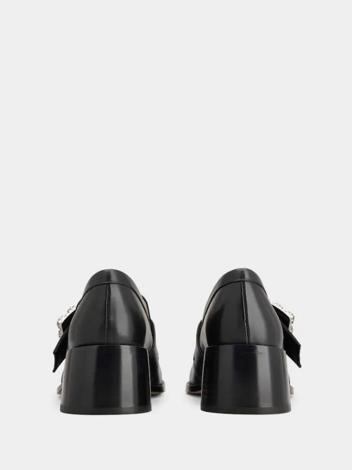 Roger Vivier Viv' Rangers Loafers in leather Discount