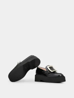 Roger Vivier Viv' Rangers Loafers in leather Sale