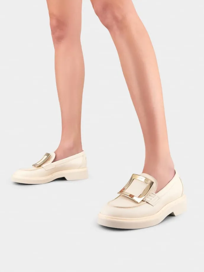 Roger Vivier Viv' Rangers Loafers in leather Sale