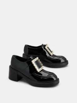 Roger Vivier Viv' Rangers Loafers in patent leather Sale