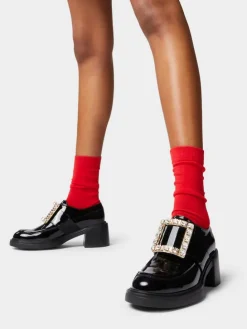 Roger Vivier Viv' Rangers Loafers in patent leather Sale