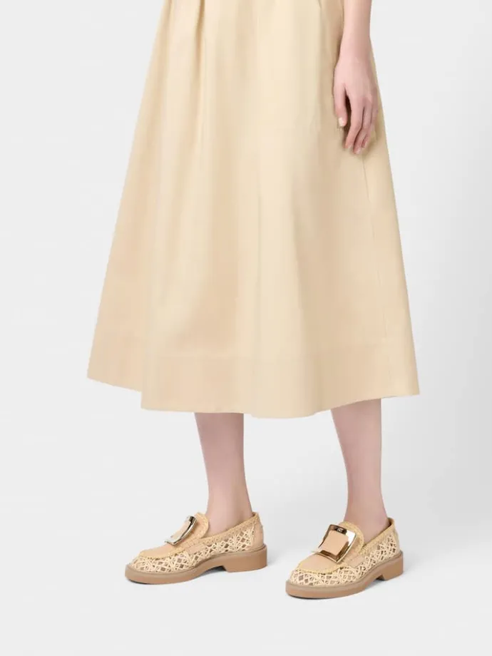 Roger Vivier Viv' Rangers Loafers in raffia Clearance