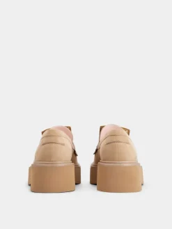 Roger Vivier Viv' Rangers Loafers in suede Online