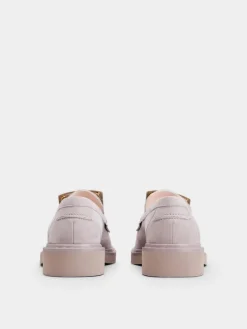 Roger Vivier Viv' Rangers Loafers in suede Online